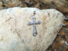 SJ6173 - Diamond Cross Pendant Set in 18 Karat White Gold Settings