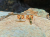 SJ6147 - Ruby Cufflinks Set in 18 Karat Gold Settings