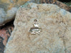 SJ1676 - Brown Diamond with Tsavorite Rabbit Chinese Zodiac Pendant Set in 18 Karat Gold