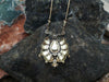 SJ6114 - Opal, Blue Sapphire and Diamond Necklace Set in 18 Karat Gold Settings