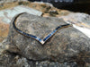 SJ1575 - Blue Sapphire with Diamond Necklace Set in 18 Karat Gold
