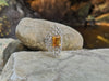 SJ1590 - Yellow Sapphire with Diamond Ring Set in 18 Karat White Gold Settings