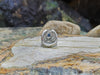 SJ1578 - Blue Sapphire with Diamond Ring Set in 18 Karat White Gold Settings
