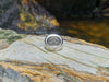 SJ1513 - Cabochon Ruby with Diamond Ring Set in 18 Karat White Gold Settings