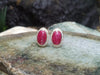 SJ1526 - Ruby with Diamond Earrings Set in 18 Karat Gold Settings