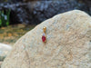 SJ1827 - Ruby with Diamond Pendant Set in 18 Karat Gold Settings