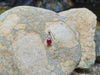 SJ1786 - Ruby with Diamond Pendant Set in 18 Karat White Gold Settings
