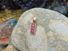 SJ1535 - Pink Sapphire with Diamond Pendant Set in 18 Karat Rose Gold Settings