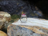 SJ1459 - Ruby with Diamond Ring Set in 18 Karat White Gold Setting