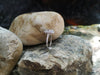 SJ6115 - Certified 5 Cts Colorless Sapphire with Diamond Ring Set in 18 Karat White Gold