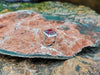 SJ2808 - Ruby with Diamond and Black Diamond Ring Set in 18 Karat White Gold Settings