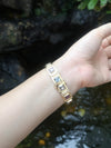 SJ1616 - Multi Colour Sapphire Bracelet Set in 18 Karat Gold Settings
