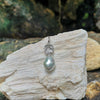 SJ1829 - South Sea Pearl with Diamond Pendant Set in 18 Karat White Gold Settings