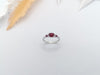 SJ2735 - Ruby with Diamond Ring Set in 18 Karat White Gold Settings
