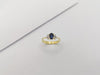 SJ1208 - Blue Sapphire with Diamond Ring Set in 18 Karat Gold Settings