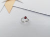 JR0442R - Ruby & Diamond Ring Set in 18 Karat White Gold Settings