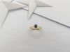 SJ1114 - Blue Sapphire with Diamond Ring Set in 18 Karat Gold Settings
