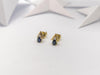 SJ2746 - Blue Sapphire with Diamond Earrings Set in 18 Karat Gold Settings