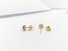 JE0482S - Ruby & Diamond Earrings Set in 18 Karat Gold Setting