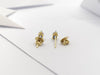 JE0849T - Blue Sapphire & Diamond Earrings Set in 18 Karat Gold Setting