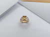 JR0169P - Imperial Topaz & White Sapphire Ring Set in 18 Karat Rose Gold Setting
