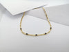 SJ1391 - Cabochon Blue Sapphire Necklace Set in 18 Karat Gold Settings