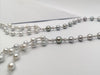 SJ1392 - South Sea Pearl Necklace Set in 18 Karat White Gold Settings