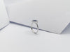 SJ1336 - Blue Sapphire with Diamond Clover Ring Set in 18 Karat White Gold Settings