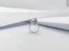 JRB4027 - Tahitian South Sea Pearl & Diamond Ring Set in 18 Karat White Gold Setting