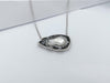 SJ1394 - Quartz with Diamond Necklace Set in 18 Karat White Gold Settings