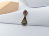 SJ2725 - Tourmaline with Ruby, Tsavorite and Brown Diamond Pendant Set in 18 Karat Gold