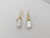 JE0262P - Fresh Water Pearl & Diamond Earrings Set in 18 Karat Gold Setting