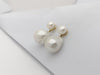 JE0426R - Fresh Water Pearl Earrings Set in 18 Karat Gold Setting