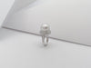 JR0213R - South Sea Pearl & Diamond Ring Set in 18 Karat White Gold Setting