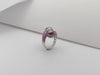 JR0667U - South Sea Pearl with Pink Sapphire Ring Set in 18 Karat White Gold Setting