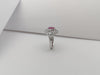 JR0232P - Ruby & Diamond Set in 18 Karat White Gold Setting