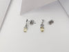 JE0290P - Yellow Sapphire & Diamond Earrings Set in 18 Karat White Gold Setting