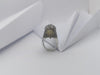 SJ1276 - Brown Diamond, Yellow Diamond, Diamond and Eagle Ring in 18K White Gold
