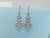 JED356 - Diamond Chandelier Earrings Set in 18 Karat White Gold Settings