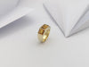 JR0342P - Citrine Ring Set in 18 Karat Gold Settings