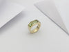SJ2649 - Peridot Ring Set in 18 Karat Gold Settings
