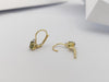 SJ2968 - Green Sapphire with Diamond Earrings Set in 18 Karat Gold Settings