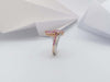 SJ2685 - Pink Sapphire and Diamond Ring Set in 18 Karat White / Rose Gold Settings