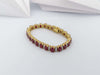 SJ2355 - Ruby with Diamond Bracelet Set in 18 Karat Gold Setting