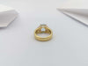 SJ2693 - Aquamarine with Pink Sapphire Ring Set in 18 Karat Gold Settings