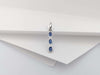 SJ2787 - Blue Sapphire with Diamond Pendant Set in 18 Karat White Gold Settings