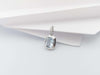 SJ2786 - Aquamarine with Diamond Pendant Set in 18 Karat White Gold Settings
