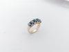 SJ2897 - Blue Star Sapphire  Ring Set in 18 Karat Rose Gold Settings
