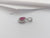 SJ2946 - Ruby with Diamond Pendant Set in 18 Karat White Gold Settings