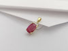 SJ2886 - Ruby with Diamond Pendant Set in 18 Karat Gold Settings